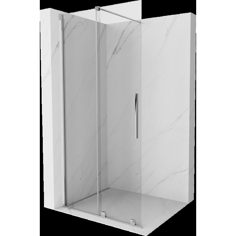 Mexen Velar Walk-in zuhanyfal 85 x 200 cm, átlátszó 8 mm, króm - 871-085-000-03-01