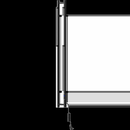 Mexen Pino elektromos fűtőtest törölközőtartóval 1405 x 137 mm, 150 W, fekete - W301-1405-137-00-70