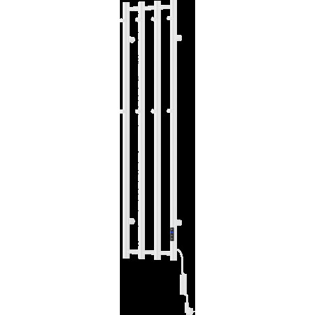 Mexen Pino elektromos radiátor törülközőtartókkal 1405 x 347 mm, 250 W, fehér - W301-1405-347-00-20