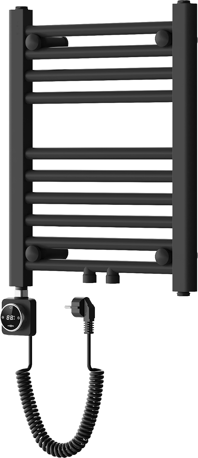 Mexen Mars elektromos radiátor 500 x 400 mm, 300 W, fekete - W110-0500-400-6300-70