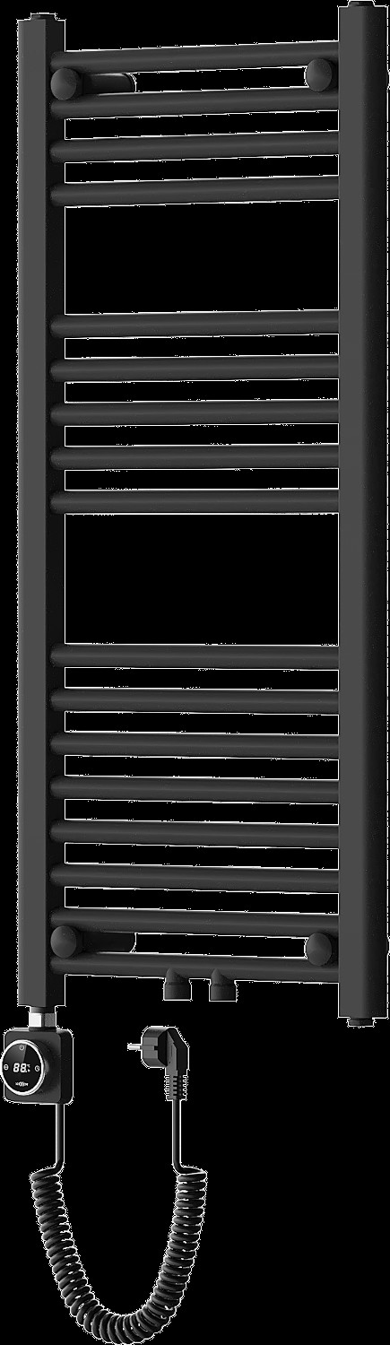 Mexen Mars elektromos radiátor 900 x 400 mm, 300 W, fekete - W110-0900-400-6300-70