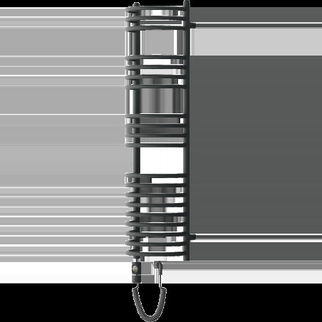 Mexen Eros elektromos radiátor 1200 x 318 mm, 600 W, antracit - W112-1200-318-2600-66