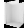 Mexen Kioto L Walk-in zuhanyfal 90 x 200 cm, frottír, fekete - 800-090-103-70-30