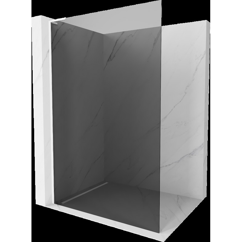 Mexen Kioto L Walk-in zuhanyfal 100 x 200 cm, grafit, fehér - 800-100-103-20-40