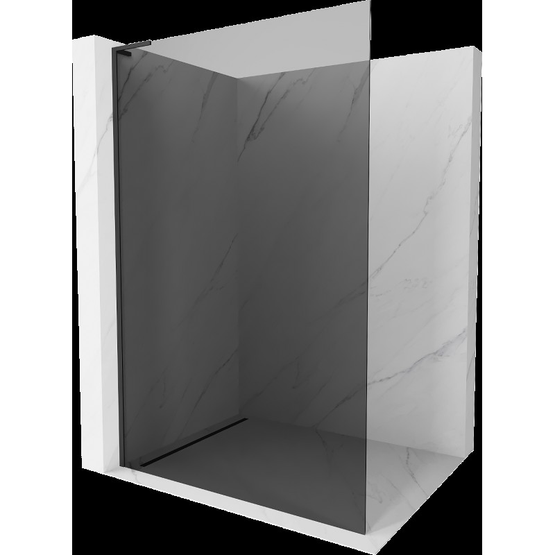 Mexen Kioto L Walk-in zuhanyfal 70 x 200 cm, grafit, fekete - 800-070-103-70-40