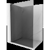 Mexen Kioto L Walk-in zuhanyfal 80 x 200 cm, grafit, fekete - 800-080-103-70-40