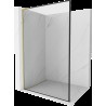 Mexen Kioto L Walk-in zuhanyfal 120 x 200 cm, fekete minta, arany kefélt - 800-120-103-55-70