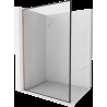 Mexen Kioto L Walk-in zuhanyfal 110 x 200 cm, fekete mintás, kefélt réz - 800-110-103-65-70