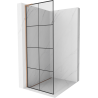 Mexen Kioto L Walk-in zuhanyfal 80 x 200 cm, fekete minta, sötét bronz - 800-080-103-65-77