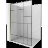 Mexen Kioto L Walk-in zuhanyfal 90 x 200 cm, fekete minta, arany - 800-090-103-50-78