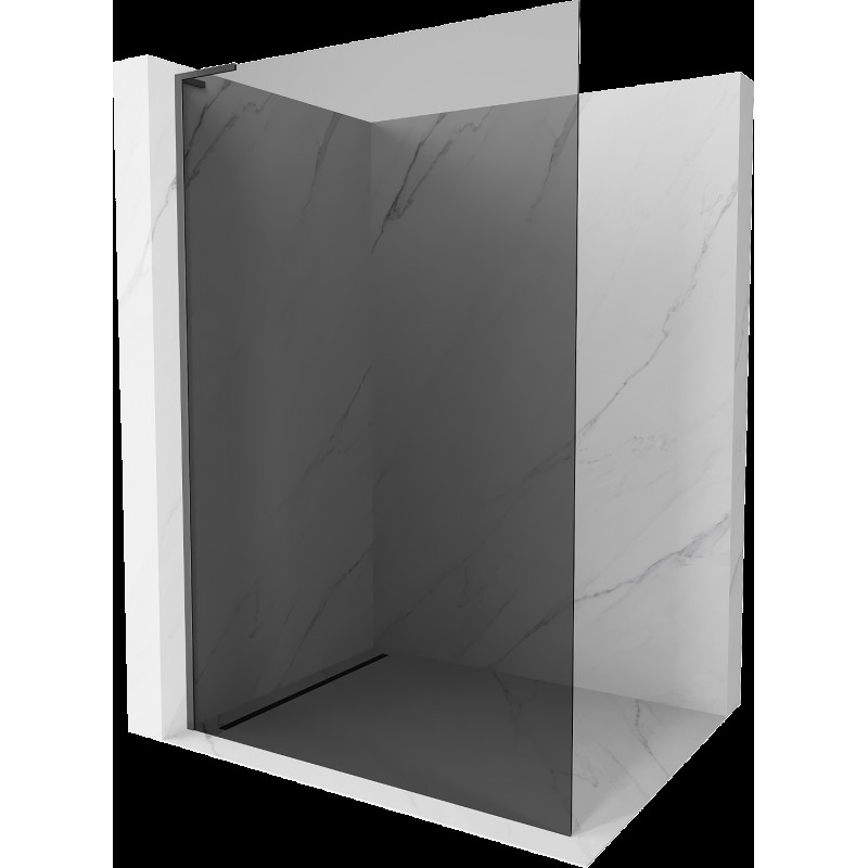 Mexen Kioto L Walk-in zuhanyfal 80 x 200 cm, grafit, gun metal - 800-080-103-95-40