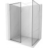 Mexen Kioto Walk-in zuhanyfal 120 x 120 cm, fekete minta, fehér - 800-120-202-20-70-120