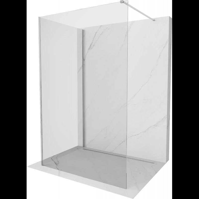 Mexen Kioto Walk-in zuhanyfal 120 x 105 cm, átlátszó, króm - 800-120-212-01-00-105