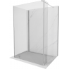 Mexen Kioto Walk-in zuhanyfal 90 x 85 x 30 cm, átlátszó, króm - 800-090-085-221-01-00-030