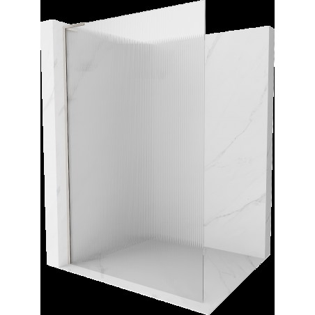 Mexen Kioto L Walk-in zuhanyfal 70 x 200 cm, átlátszó, brushed nikkel - 800-070-103-97-09