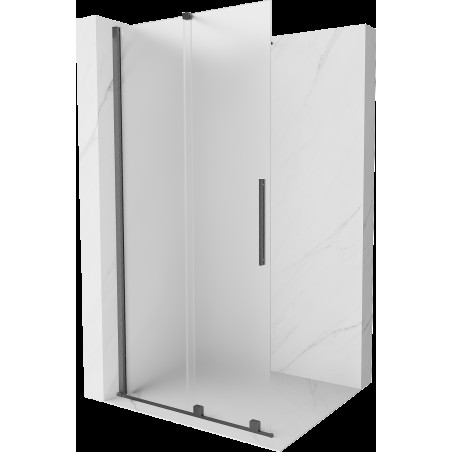 Mexen Velar toló zuhanyfal Walk-in 100 x 200 cm, matt üveg 8 mm, gun gray matt - 871-100-000-33-66