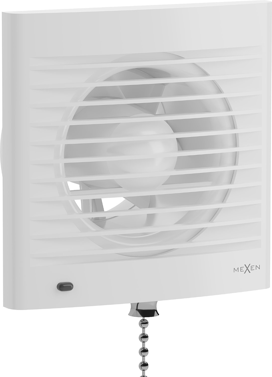 Mexen EXS 100 fürdőszobai ventilátor, zsinóros kapcsoló, fehér - W9604-100K-00