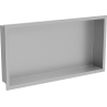 Mexen X-Wall-R fürdőszoba süllyesztett polc kerettel 60 x 30 cm, inox - 1910603010