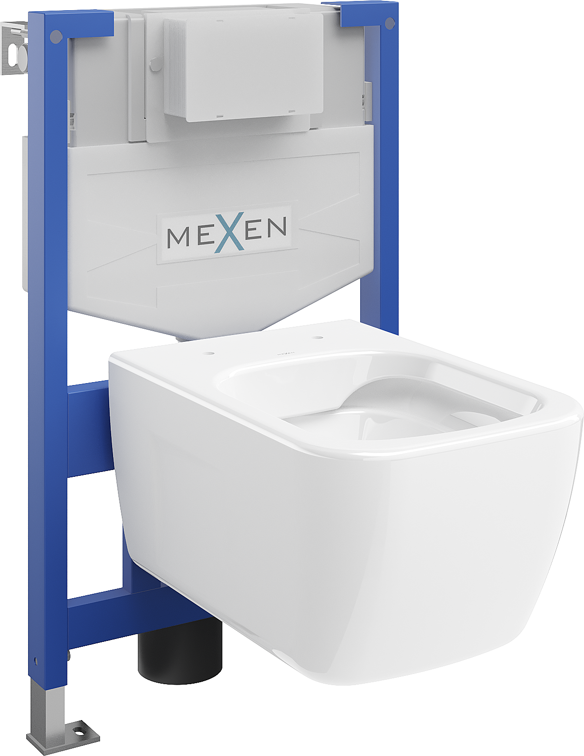 Mexen beépíthető Felix XS-F WC váz WC csészével Margo, Fehér - 6803342XX00