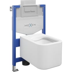 Mexen beépíthető Felix XS-U WC váz WC csészével Elis, Fehér - 6853391XX00