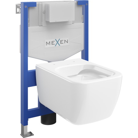 Mexen beépíthető Felix XS-F WC váz WC csészével Stella, Fehér - 6803368XX00